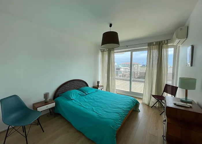 4 Au Dernier Etage Avec Immense Terrasse Face Au Bassin A - Fr-1-420-122 * Аркашон