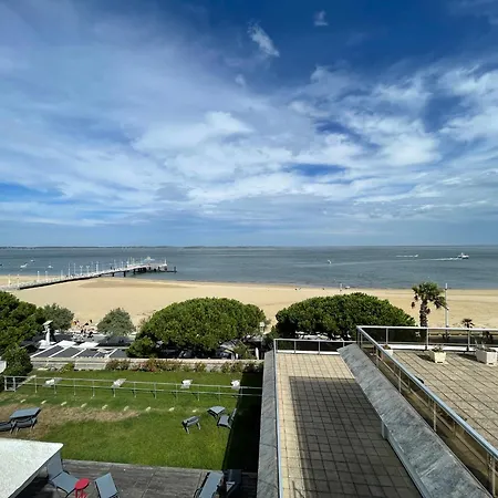 4 Au Dernier Etage Avec Immense Terrasse Face Au Bassin A - Fr-1-420-122 Lejlighed Arcachon