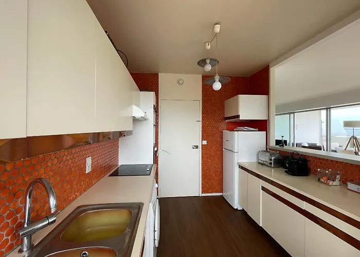 4 Au Dernier Etage Avec Immense Terrasse Face Au Bassin A - Fr-1-420-122 Appartement Arcachon