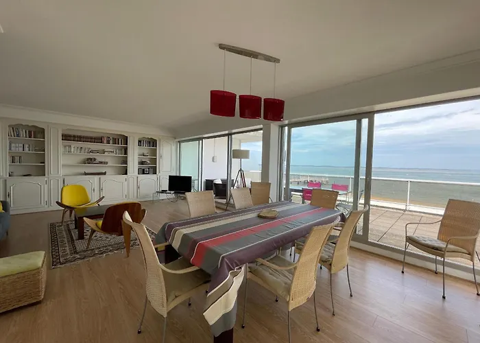 4 Au Dernier Etage Avec Immense Terrasse Face Au Bassin A - Fr-1-420-122 Appartement Arcachon